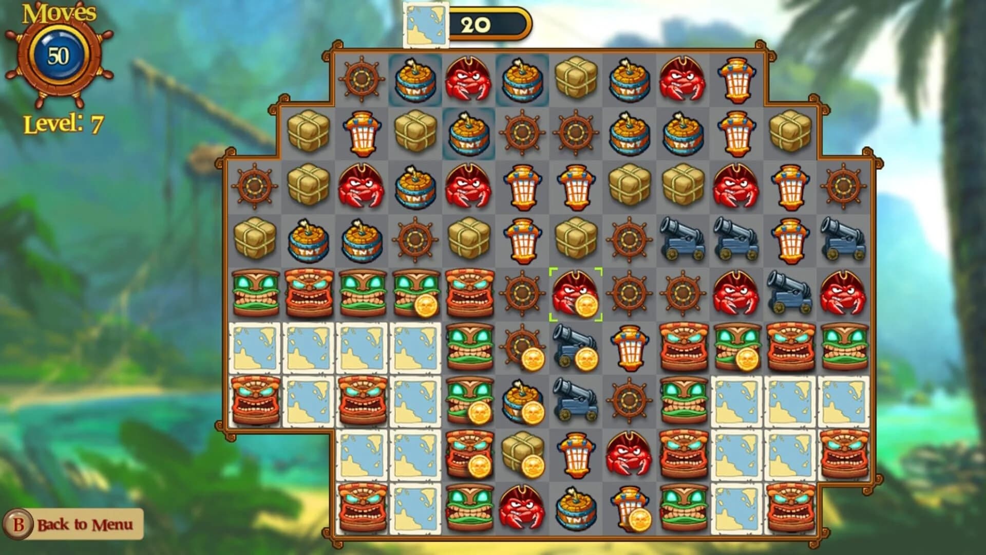 Match Three Pirates! II screenshot 2