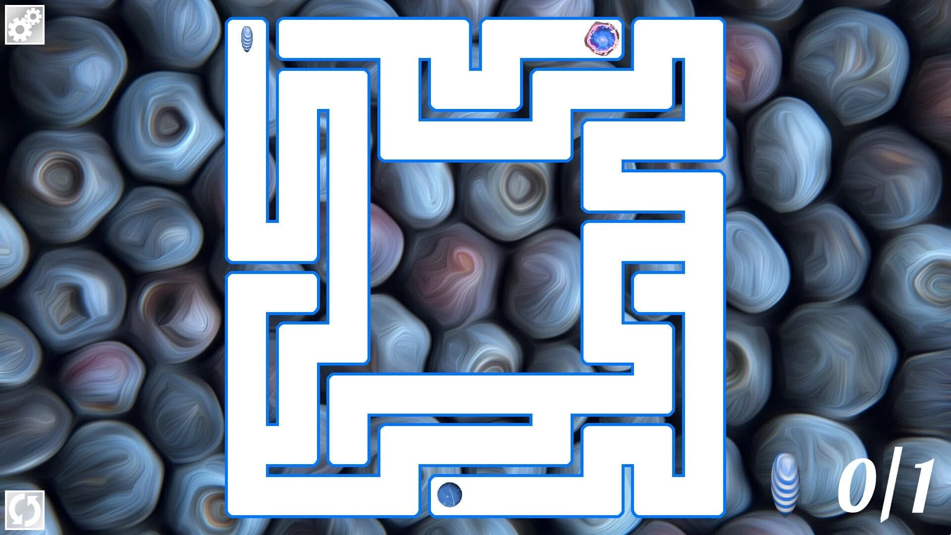 Maze Art: Blue screenshot 2