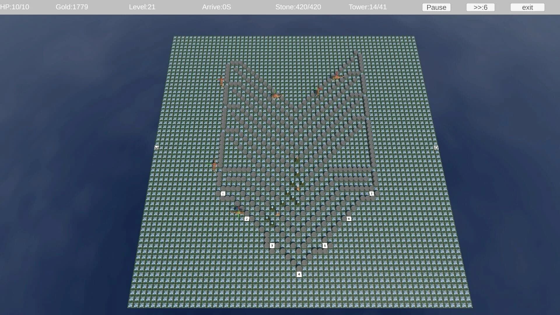 MazeTD screenshot 1