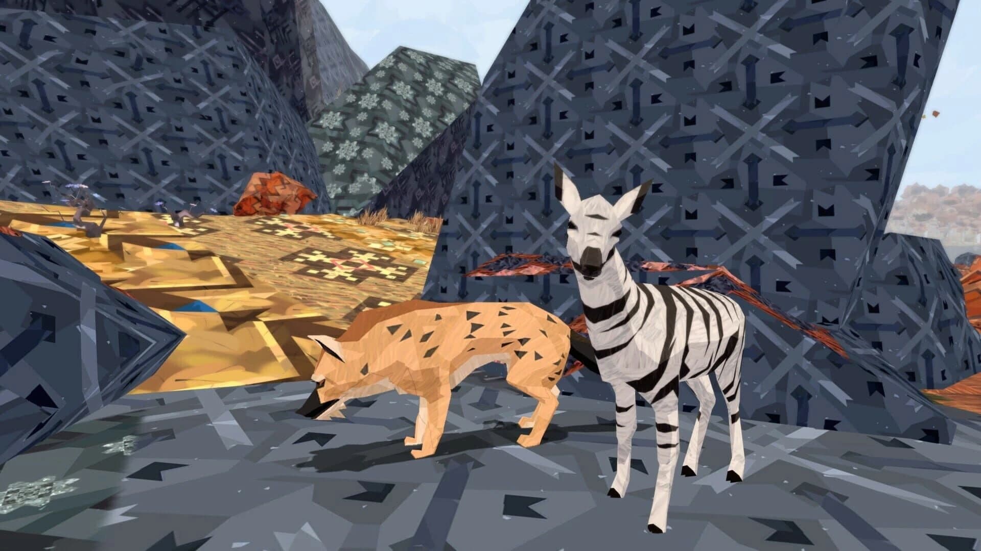 Meadow: Zebra and Hyena Skin Pack screenshot 1