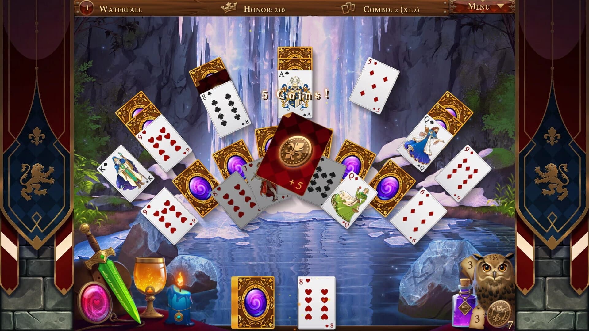 Medieval Tales Solitaire screenshot 2