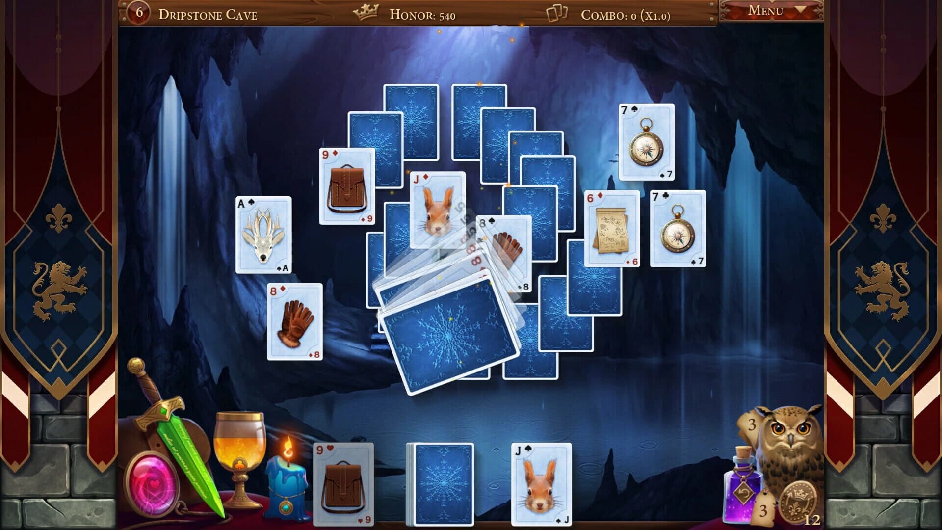 Medieval Tales Solitaire screenshot 1