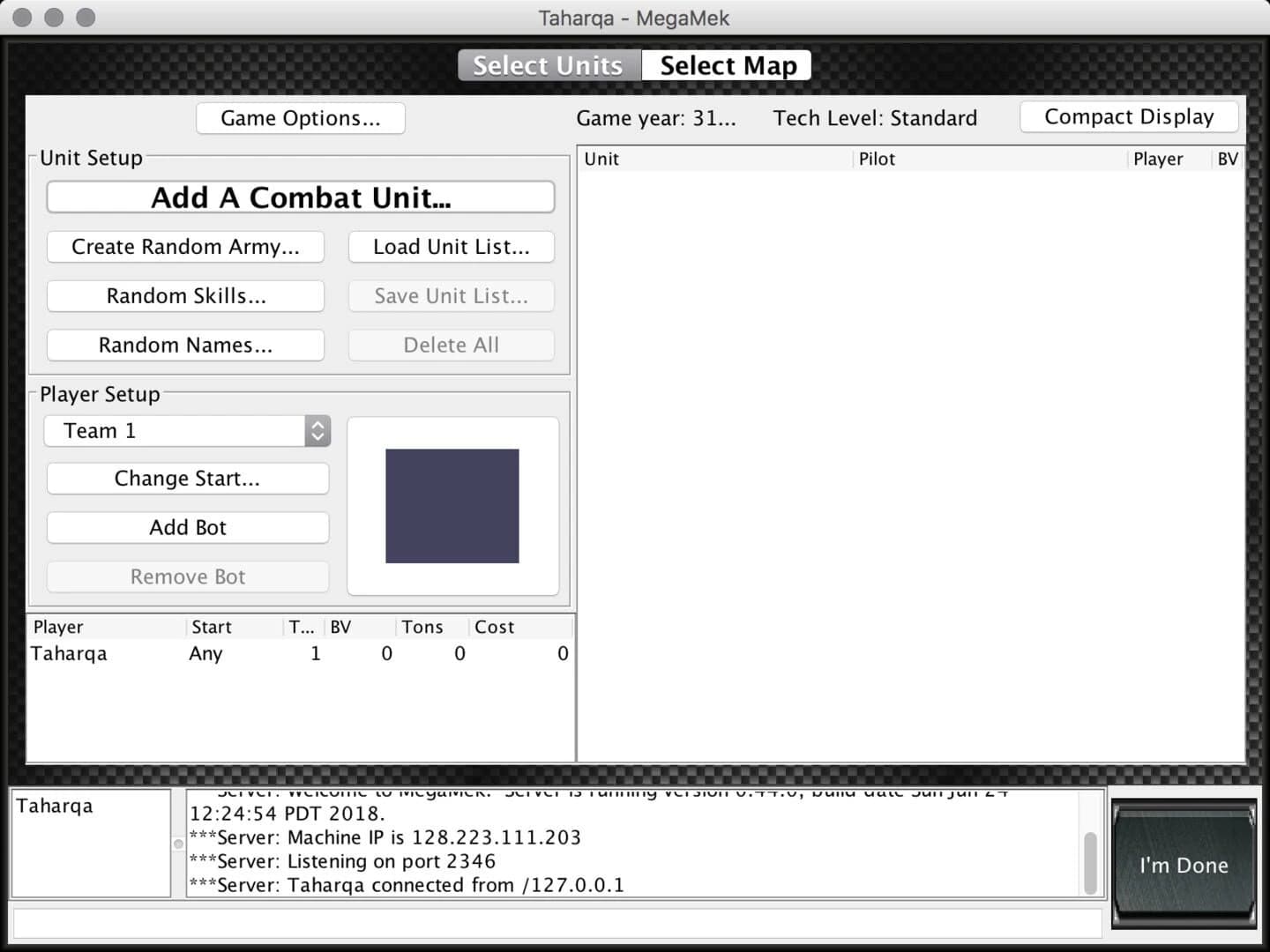 MegaMek screenshot 2