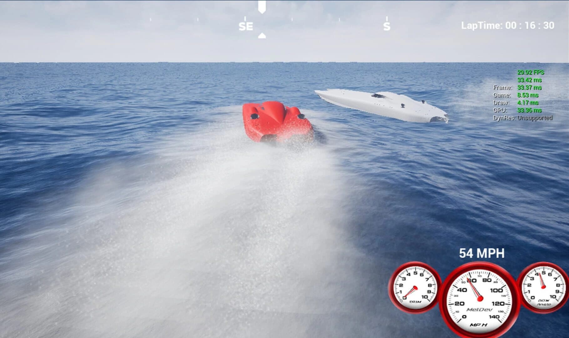 Meldev Power Boat Racing screenshot 1