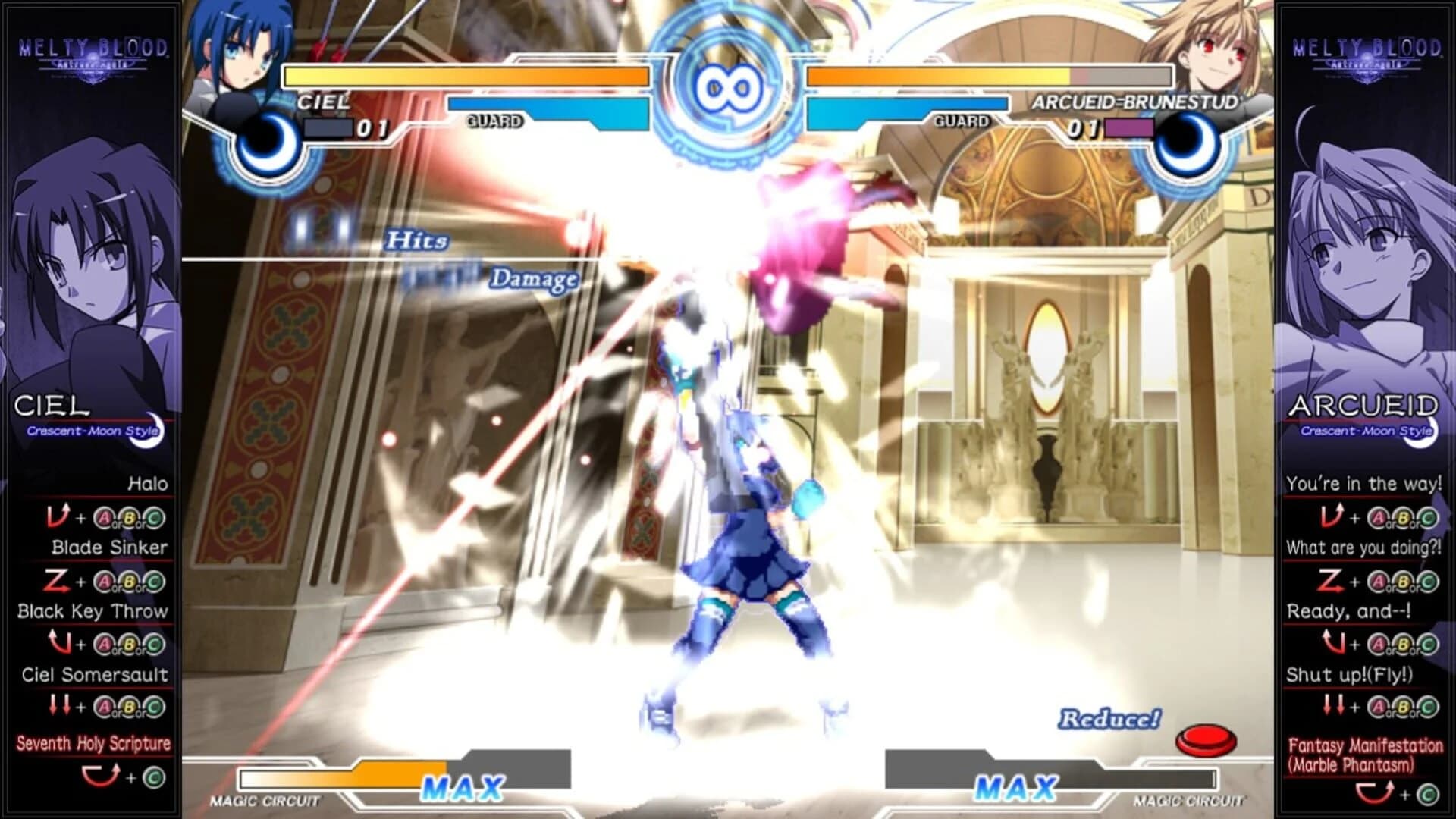 Melty Blood Actress Again Current Code screenshot 3