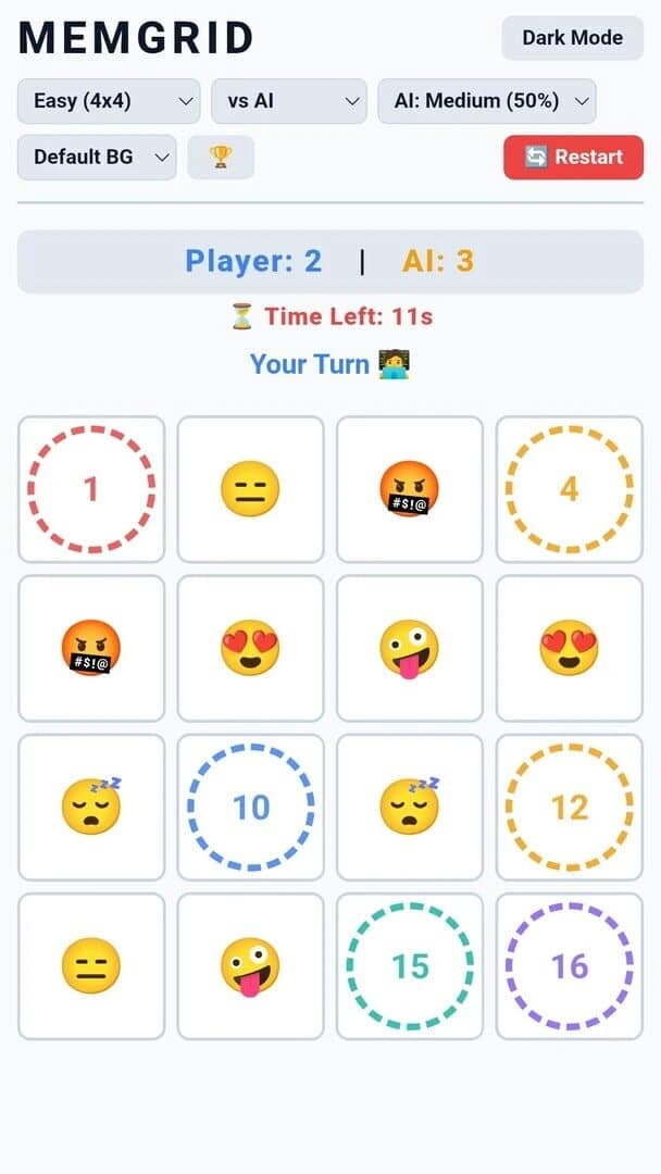 MemGrid screenshot 2