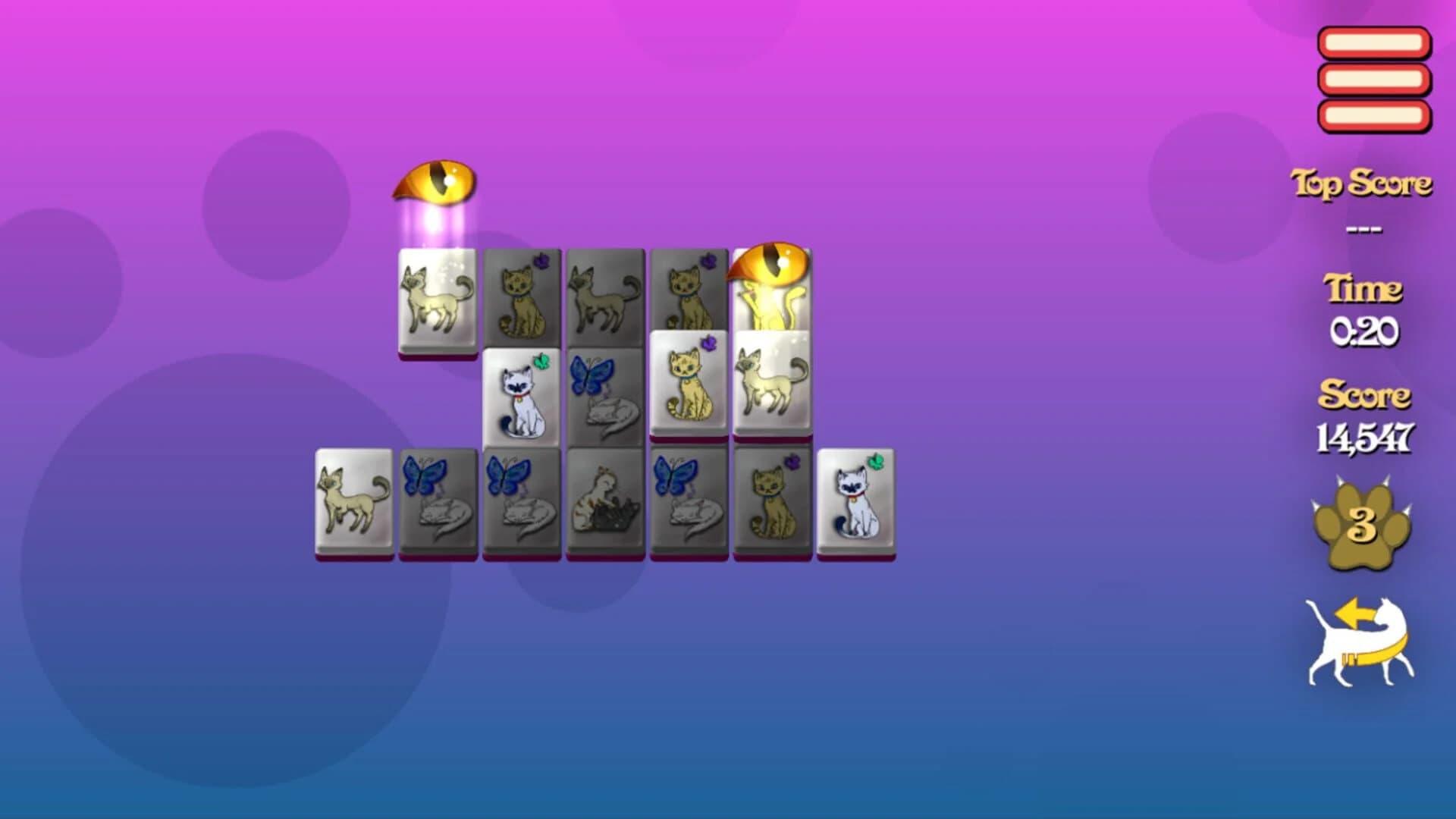 Meow-Jong Solitaire screenshot 5