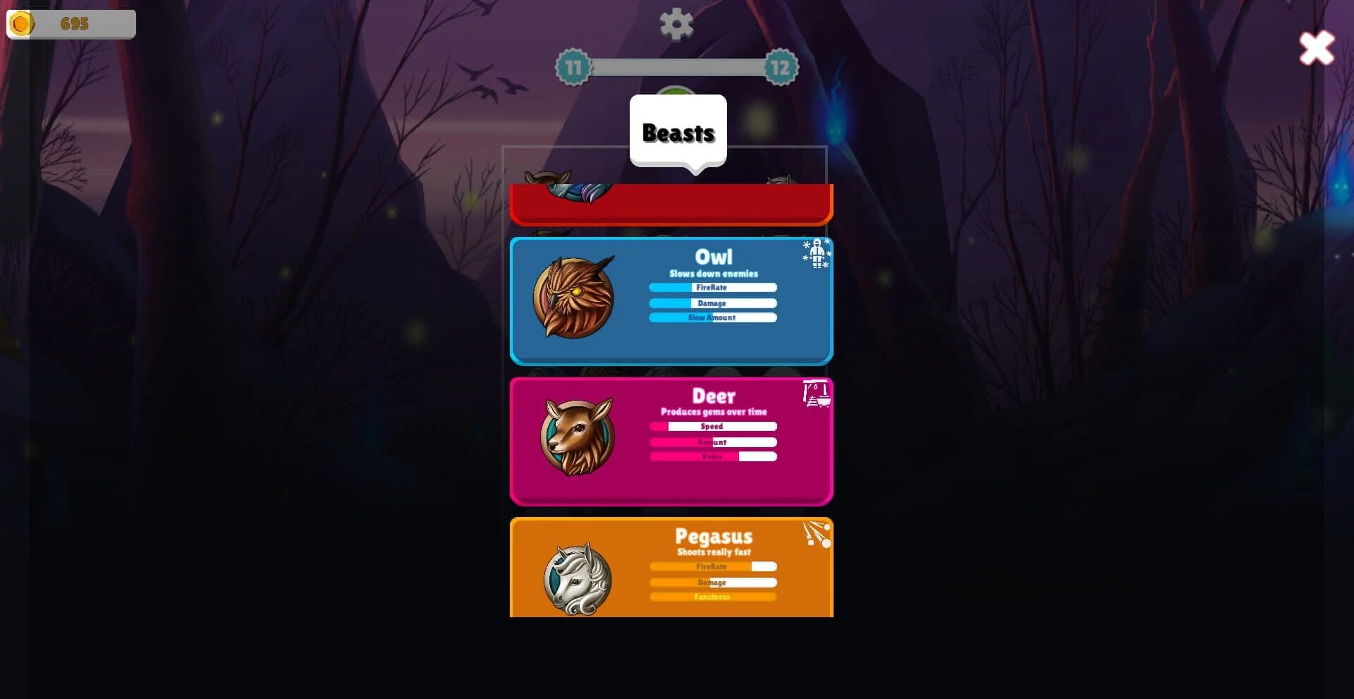 Merge Beasts: Defense Game screenshot 2
