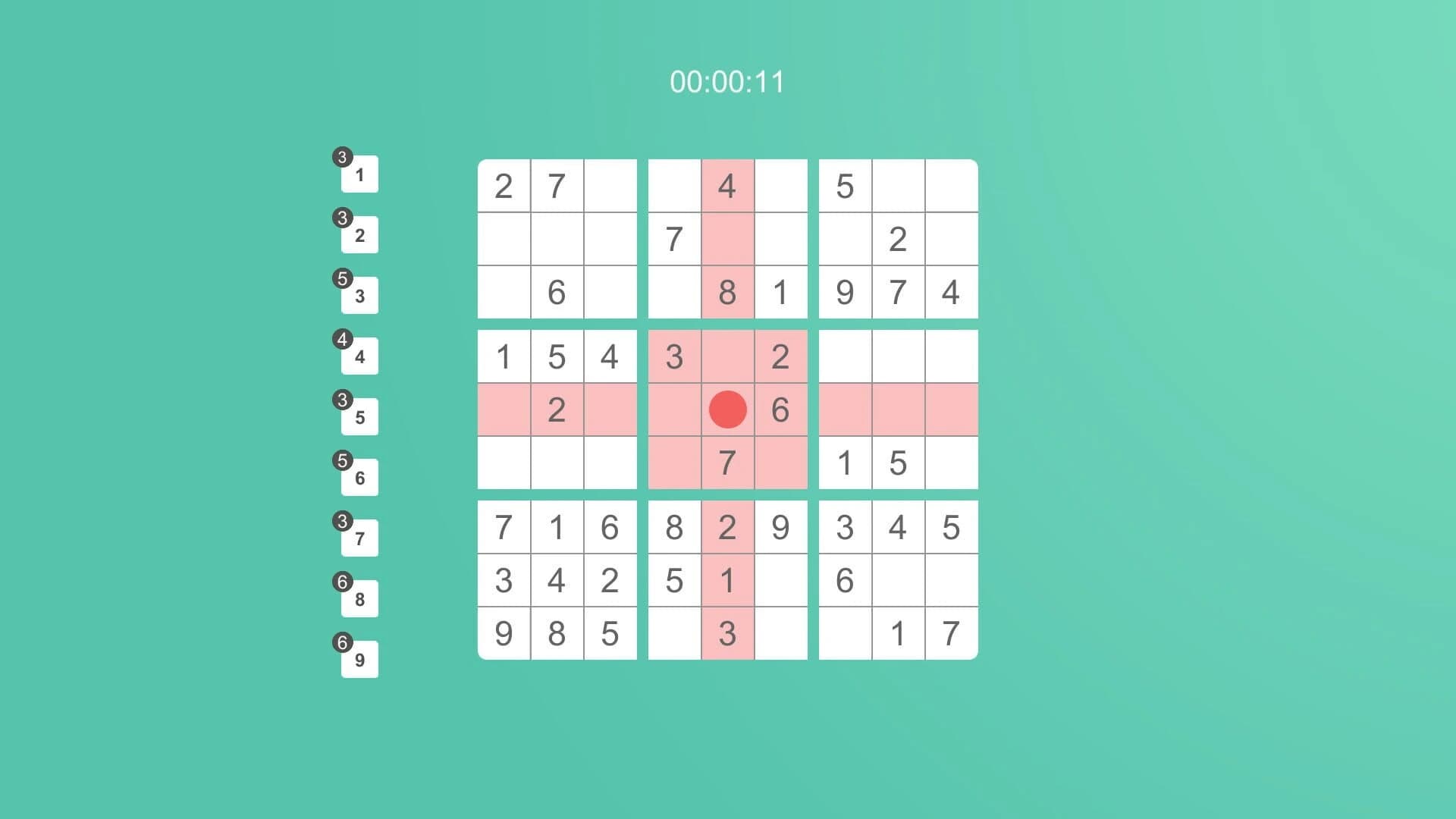 Meta Sudoku screenshot 1