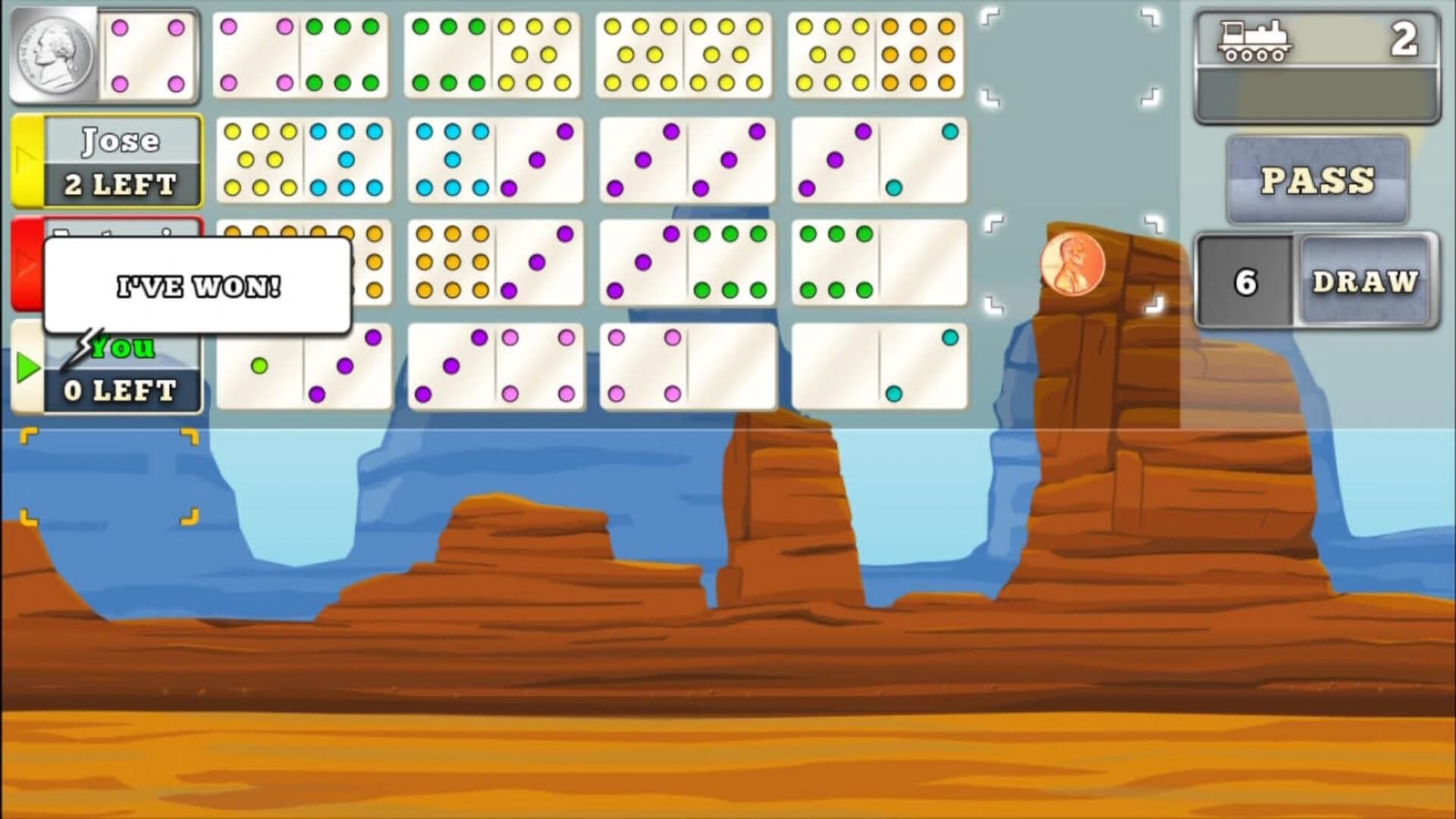 Mexican Train Dominoes Gold screenshot 1