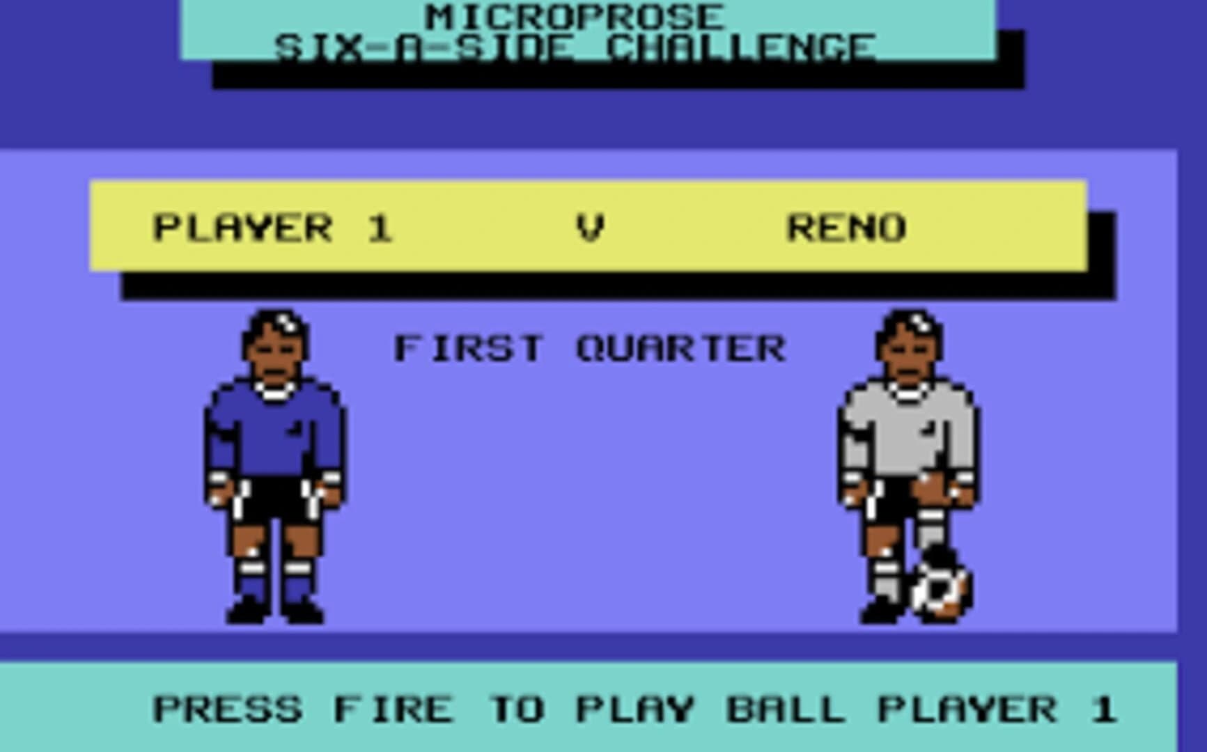 Microprose Pro Soccer screenshot 1