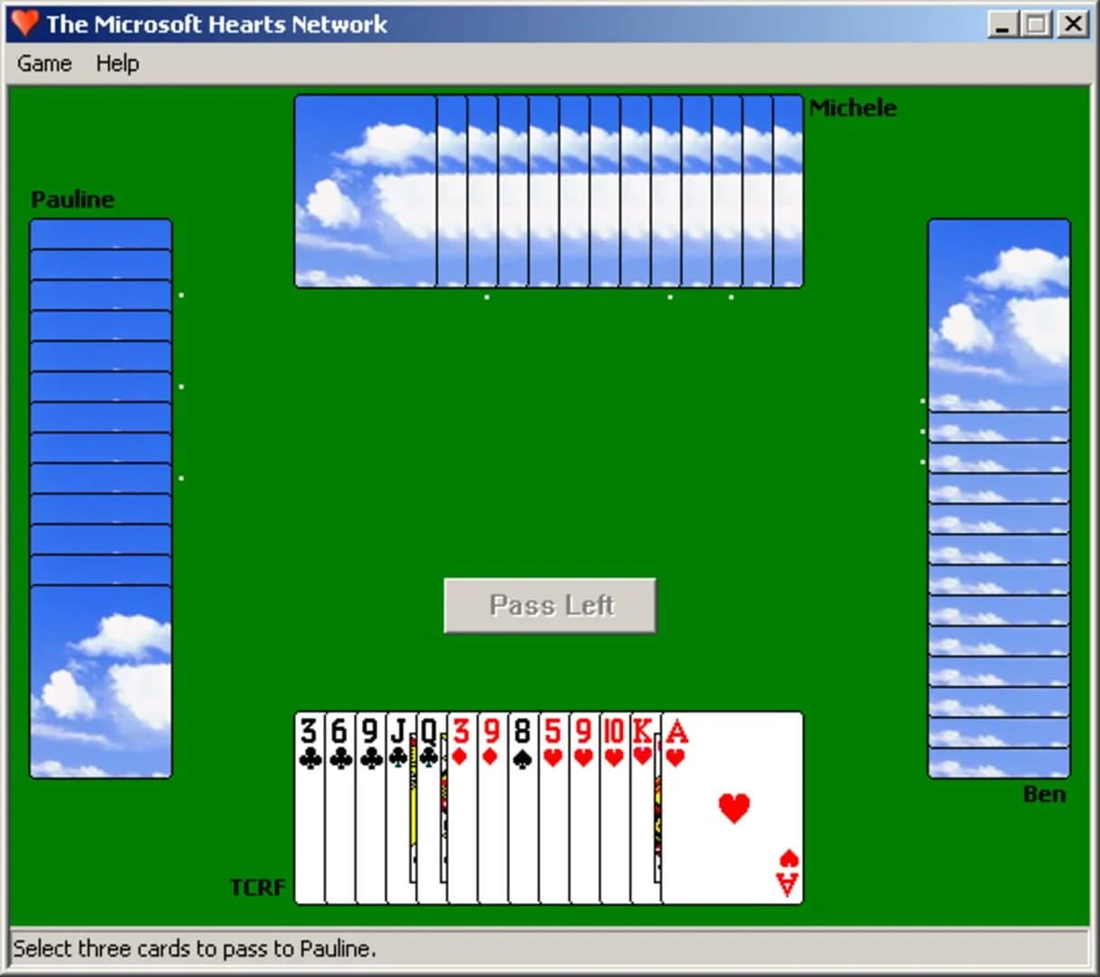Microsoft Hearts screenshot 1