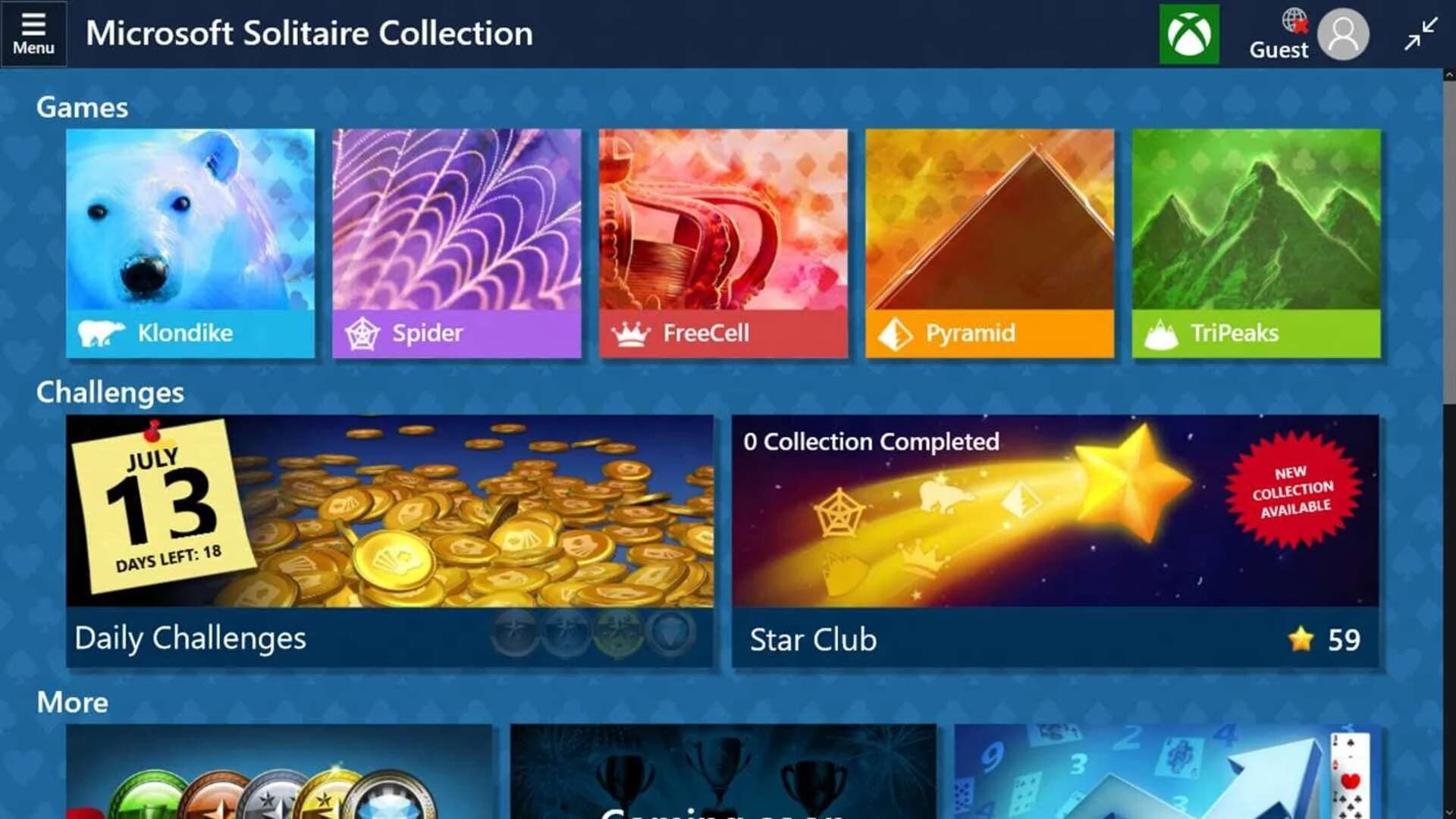 Microsoft Solitaire Collection screenshot 1