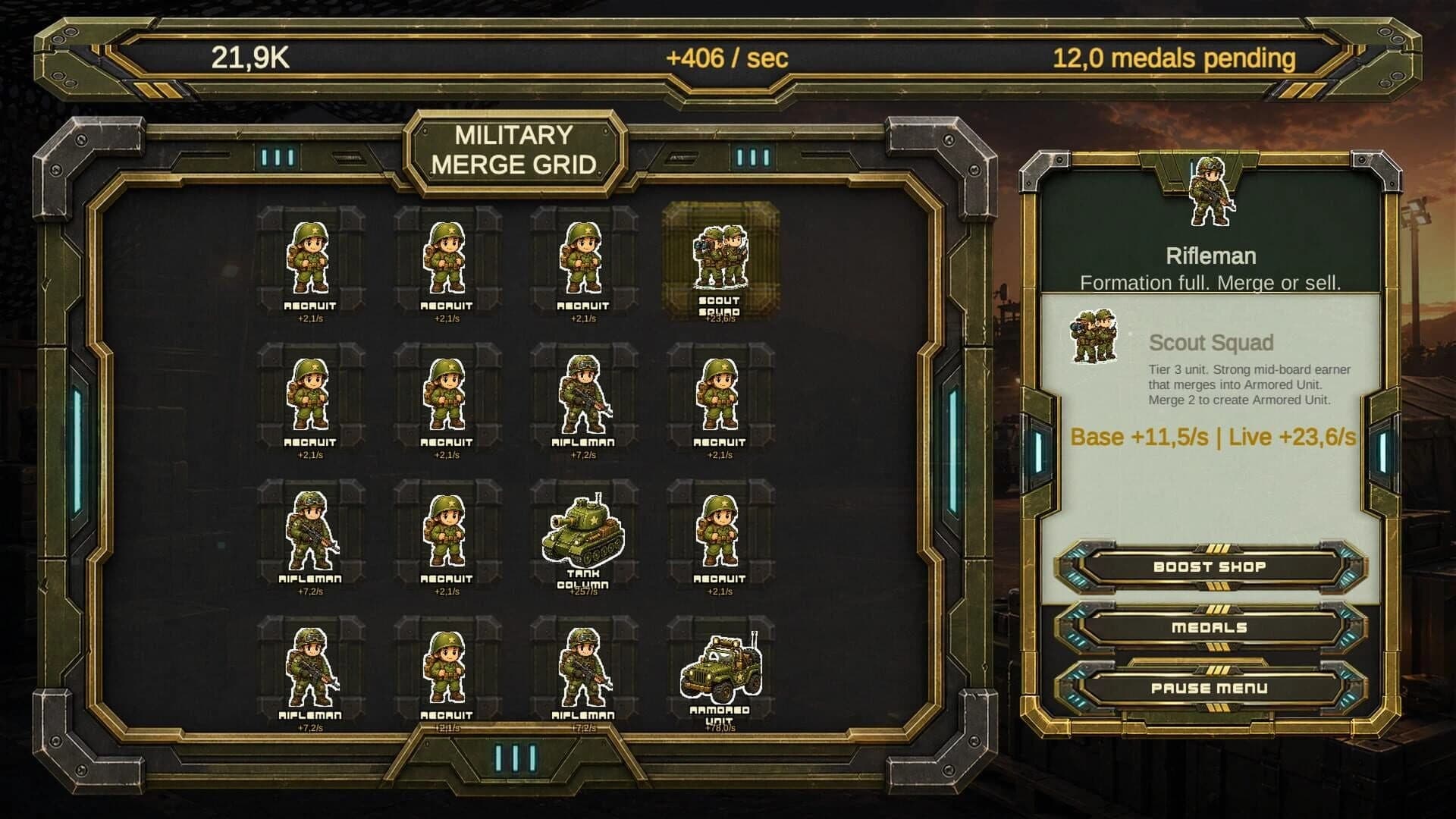 Military Merge screenshot 5