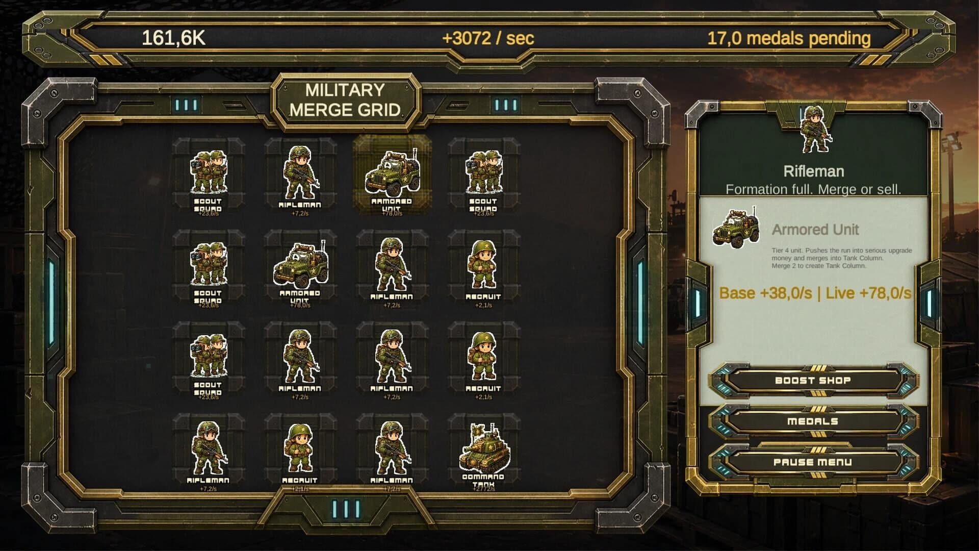 Military Merge screenshot 4
