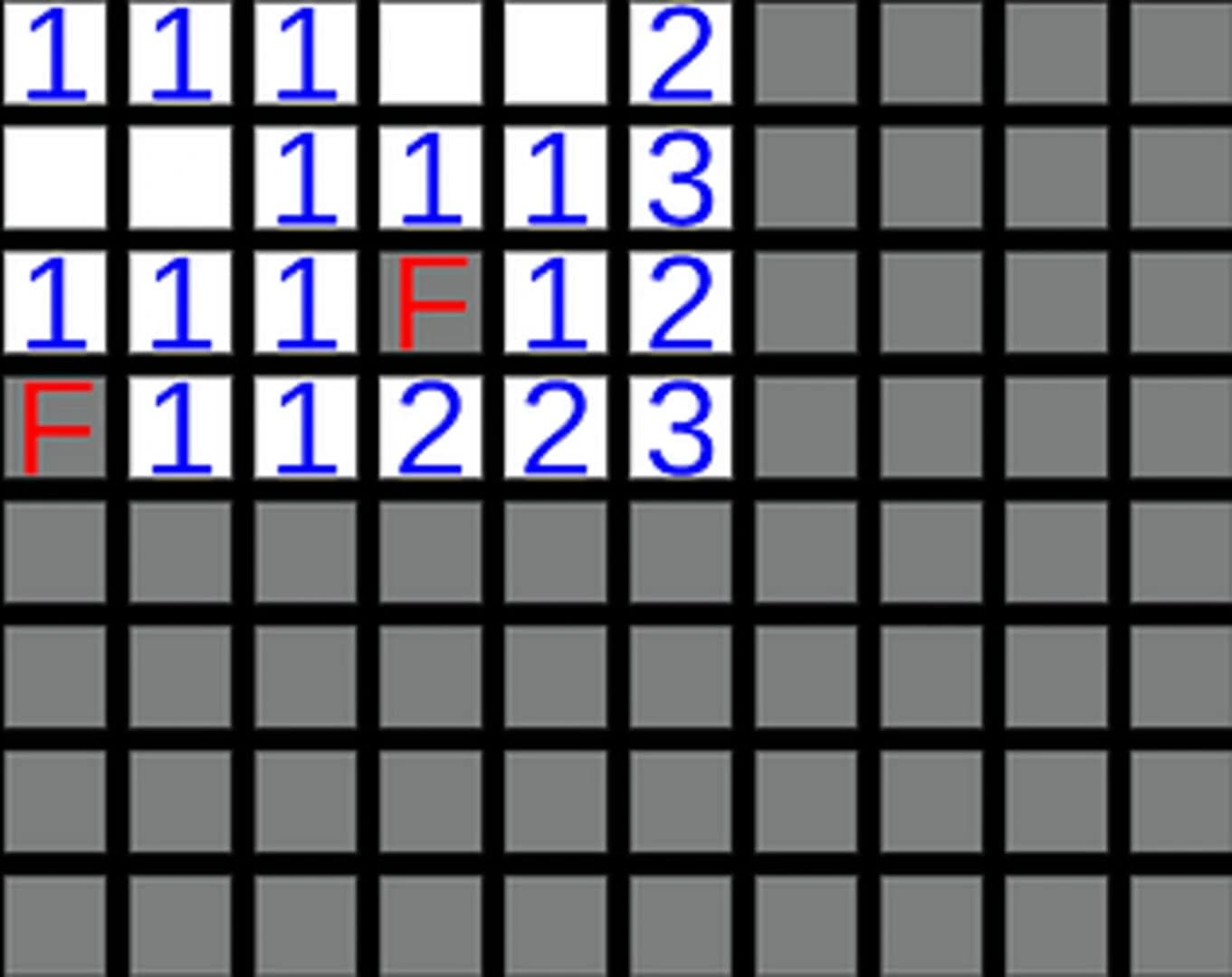 Minesweeper screenshot 1