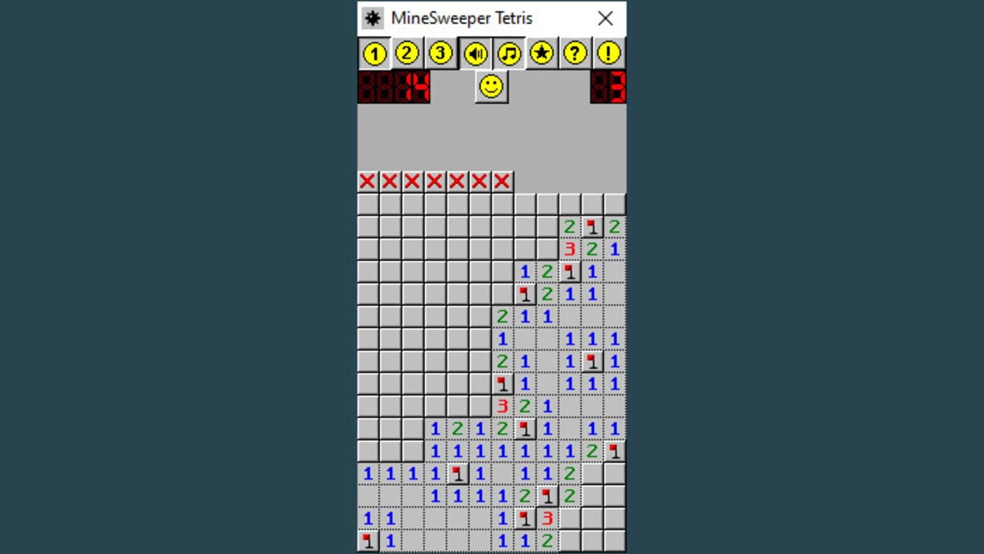 MineSweeper Tetris screenshot 1