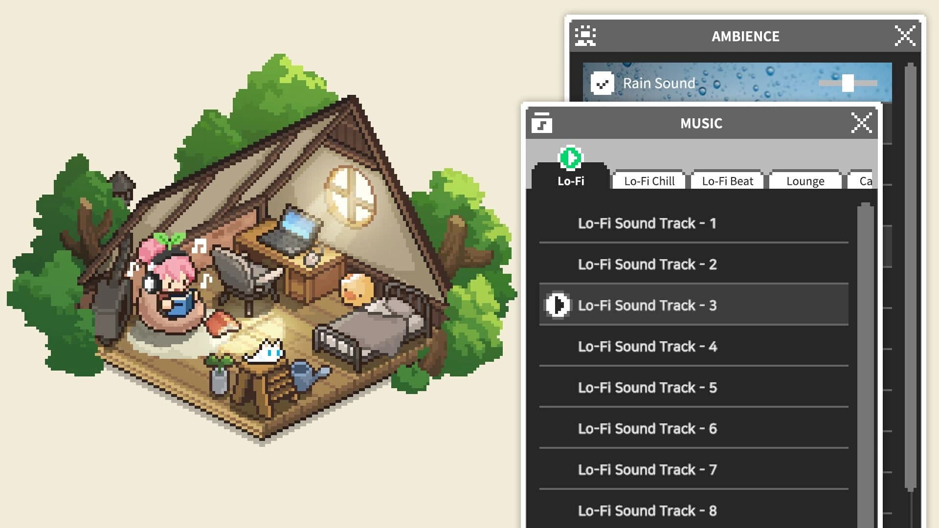 Mini Cozy Room: Lo-Fi screenshot 3