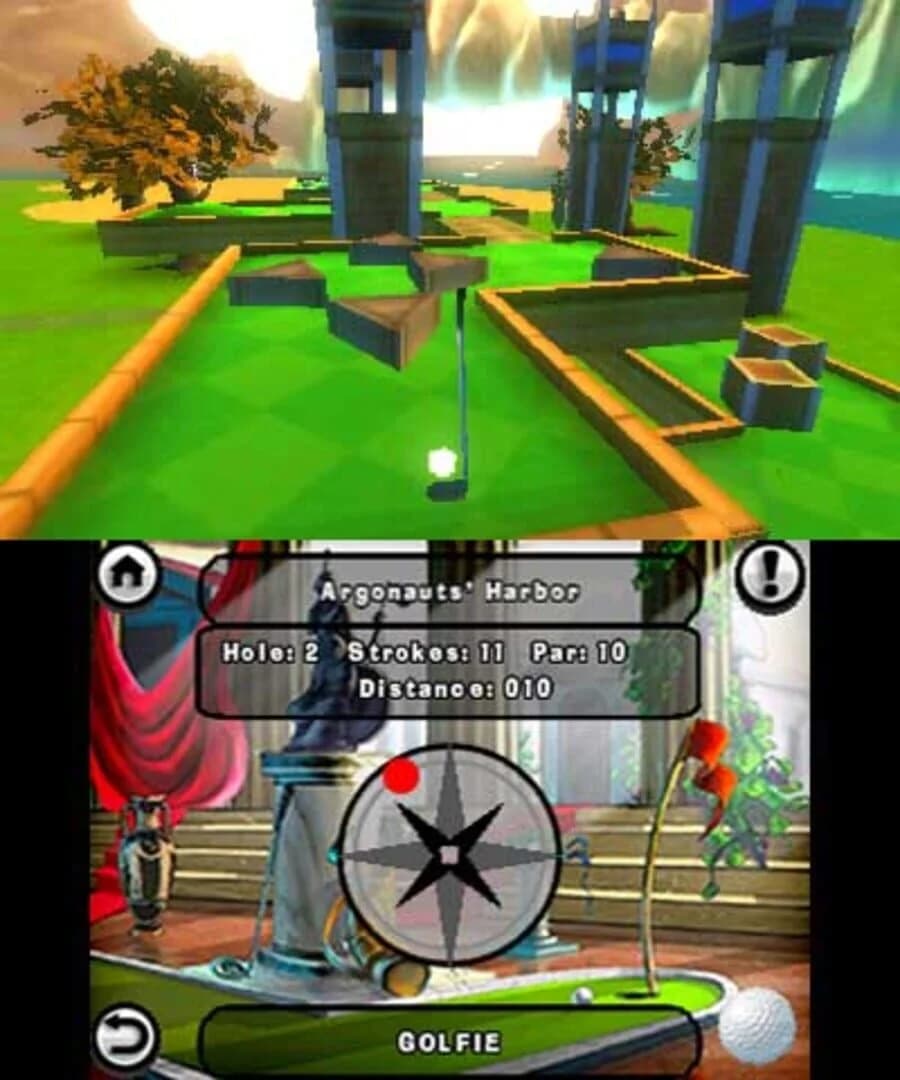 Mini Golf Resort DS screenshot 2