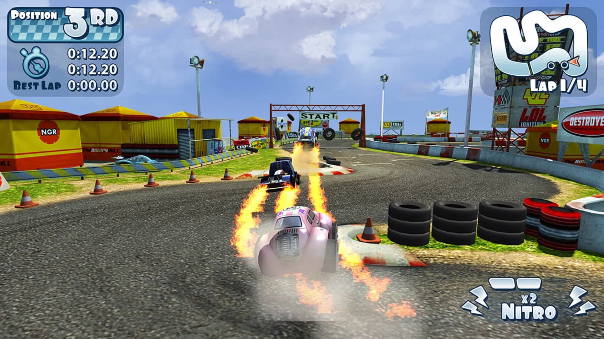 Mini Motor Racing X screenshot 4