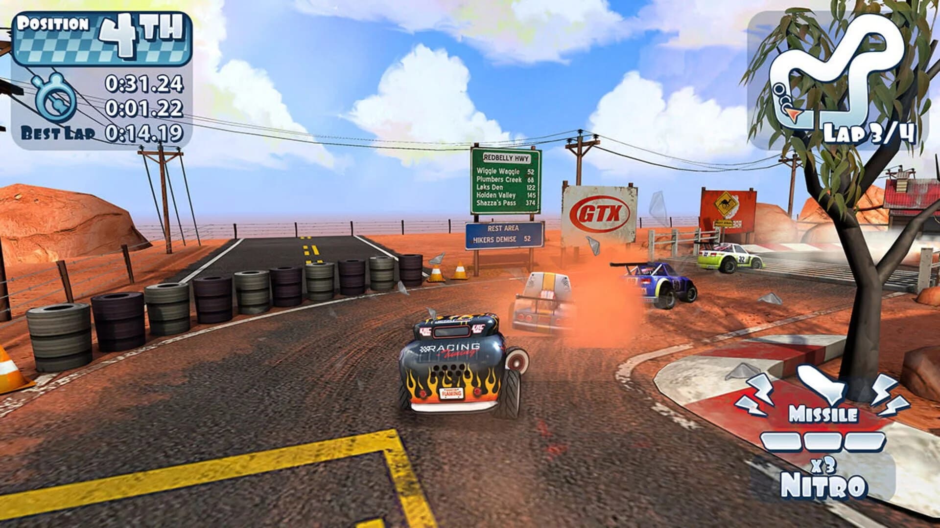Mini Motor Racing X screenshot 2