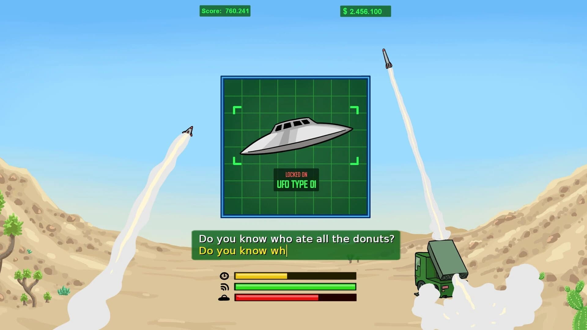 Missile Input screenshot 1
