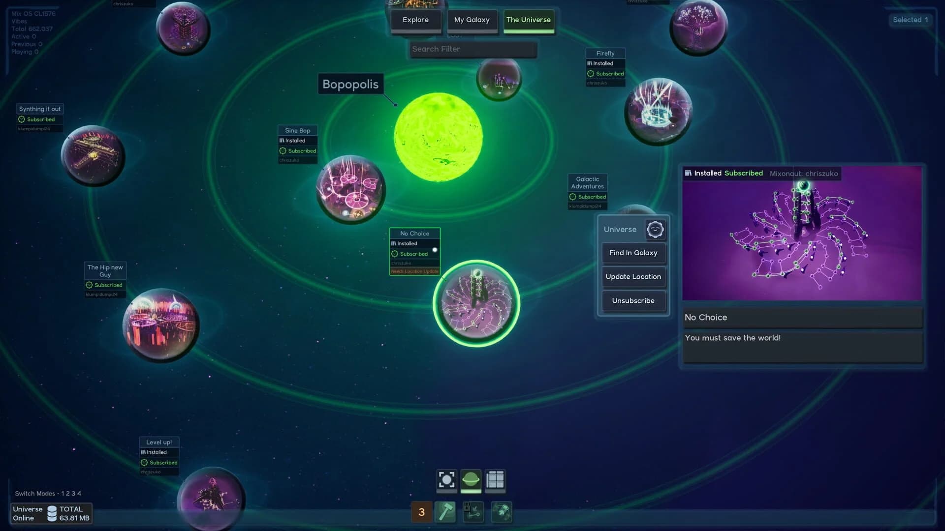 Mix Universe screenshot 3