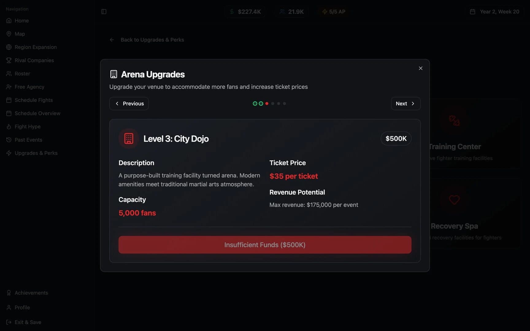 MMA Empire screenshot 3
