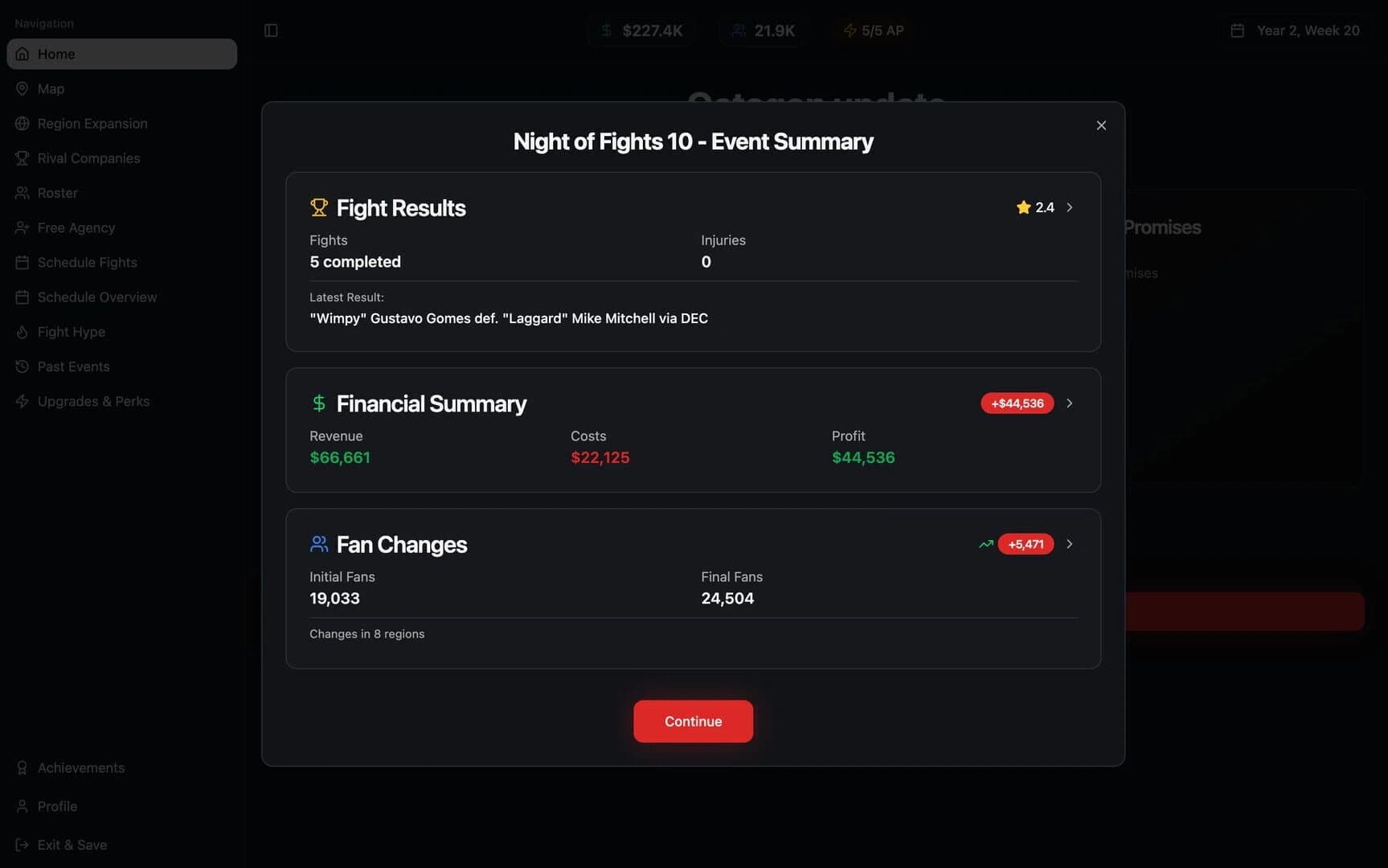 MMA Empire screenshot 5
