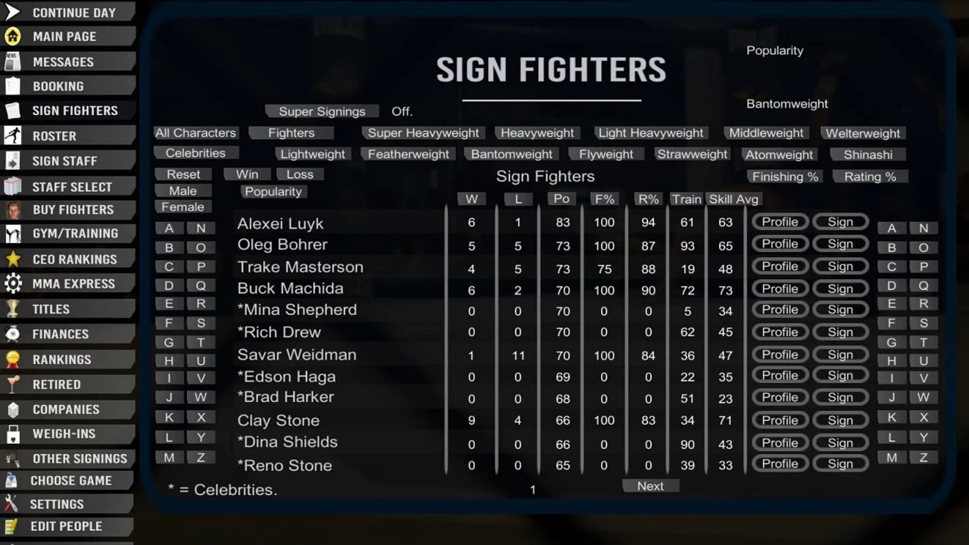 MMA President screenshot 4