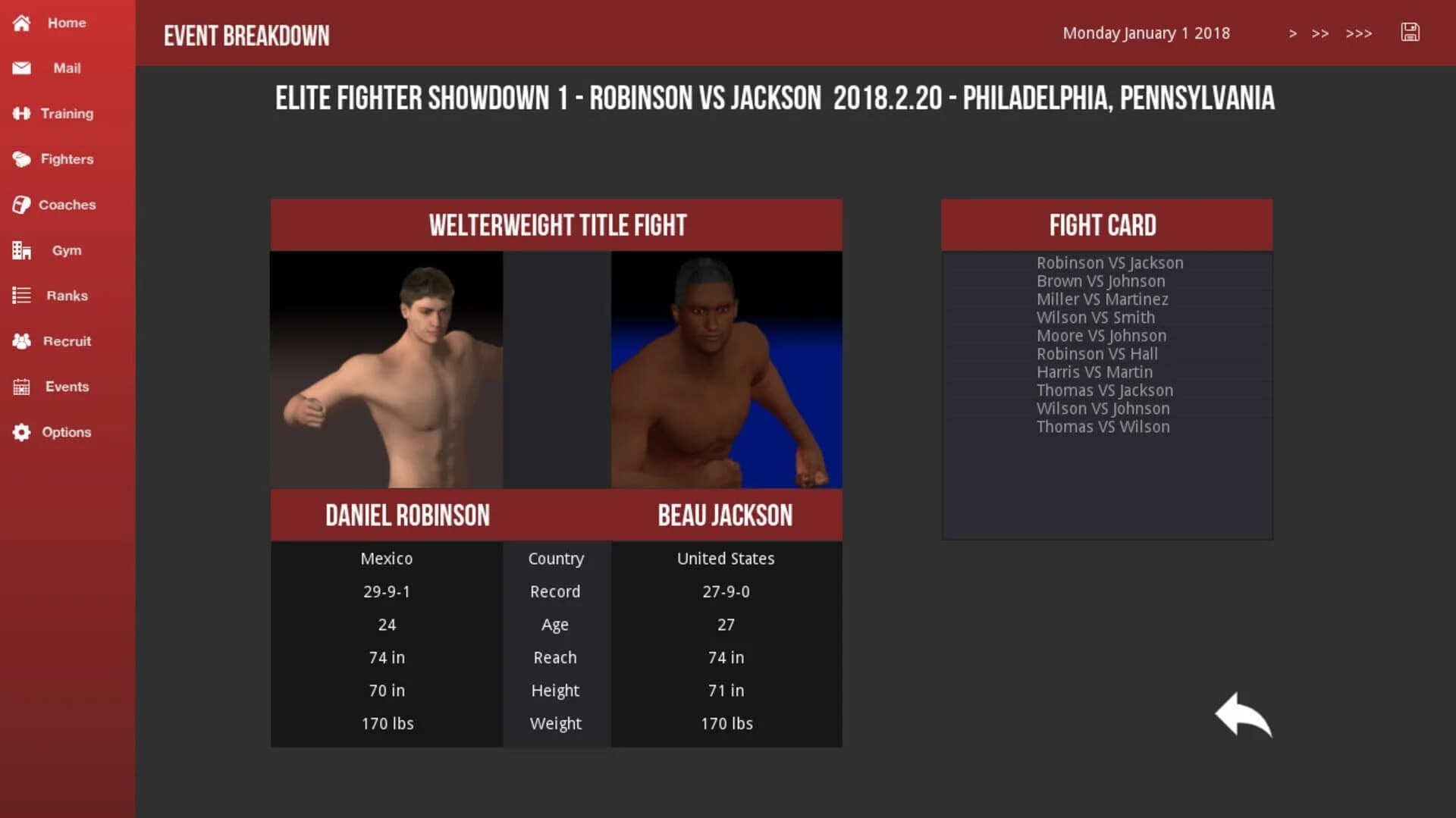 MMA Simulator screenshot 4
