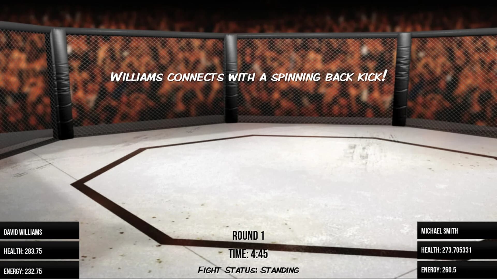 MMA Simulator screenshot 1