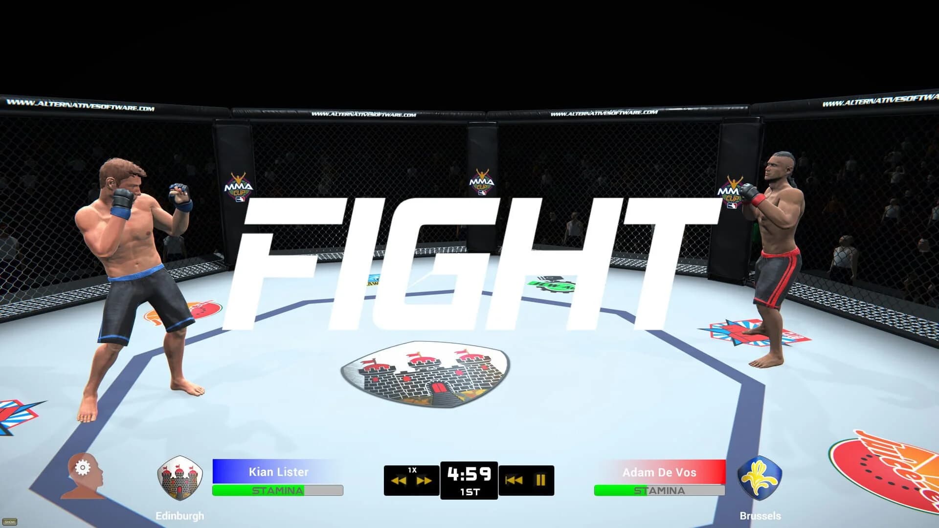 MMA Team Manager screenshot 2