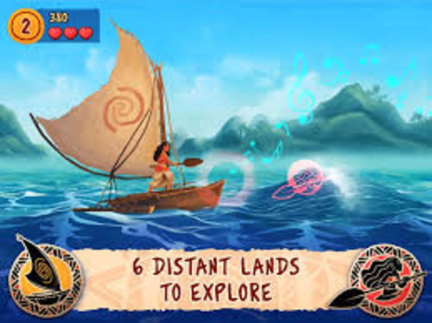 Moana: Rhythm Run screenshot 1
