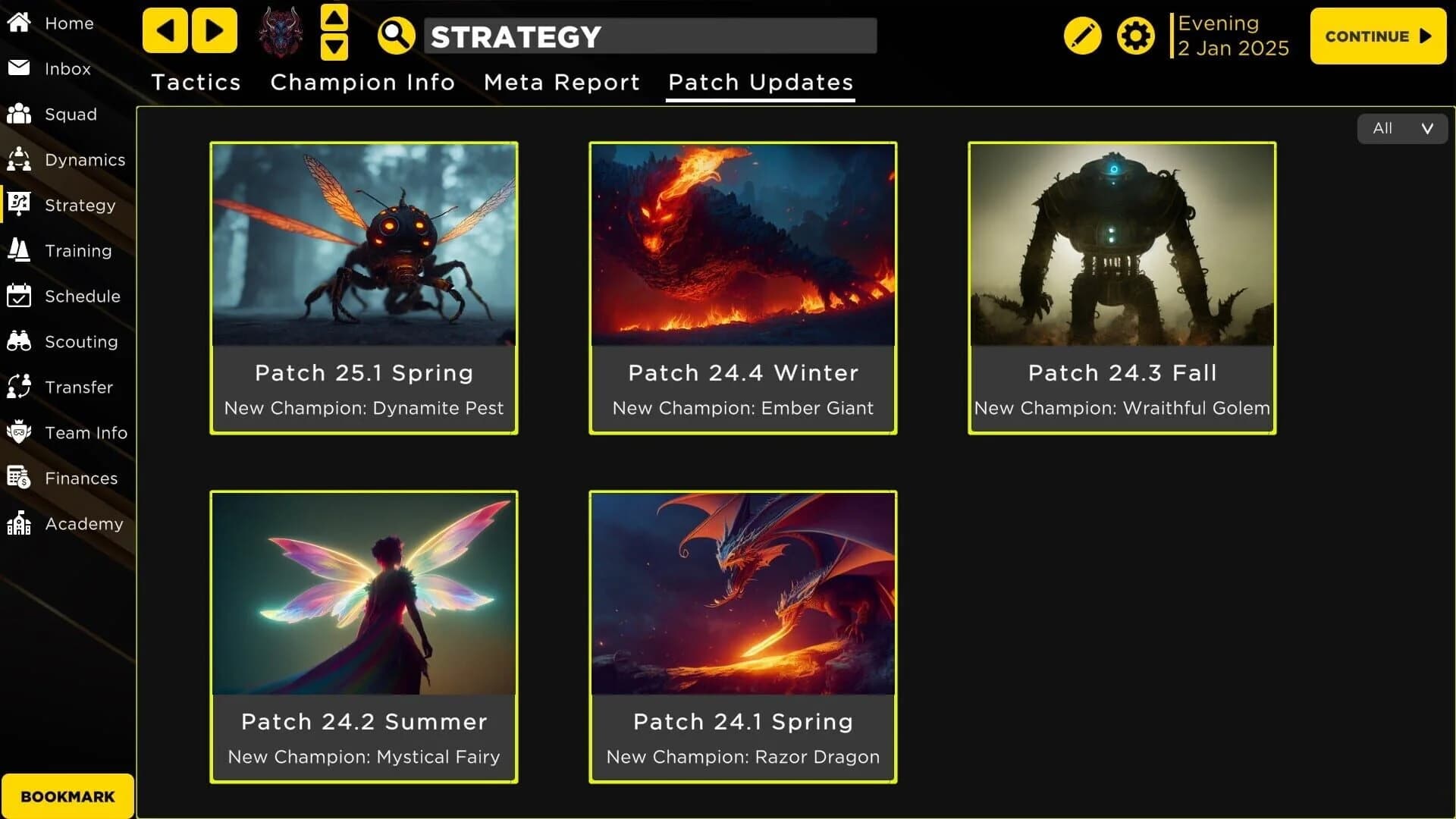 MOBA Esport Manager 25 screenshot 2