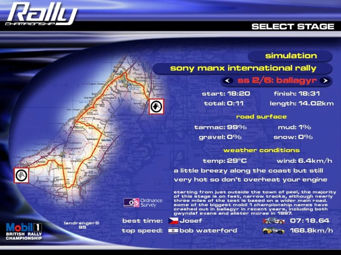 Mobil 1 Rally Championship screenshot 2