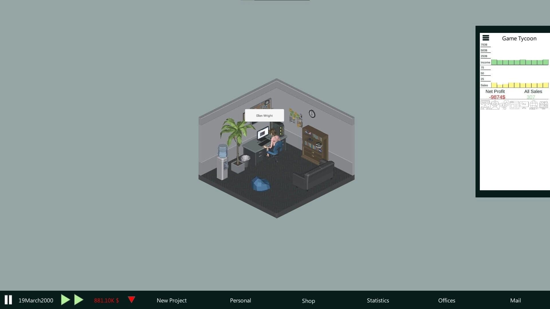 Modern Game Tycoon screenshot 1