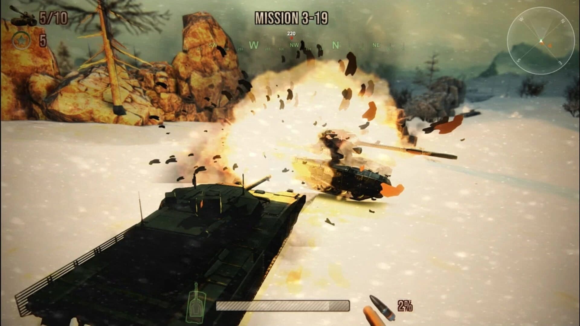 Modern War: Tank Battle screenshot 2