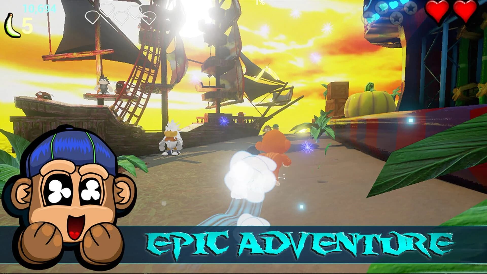 Monkey Land 3D: Reaper Rush screenshot 2