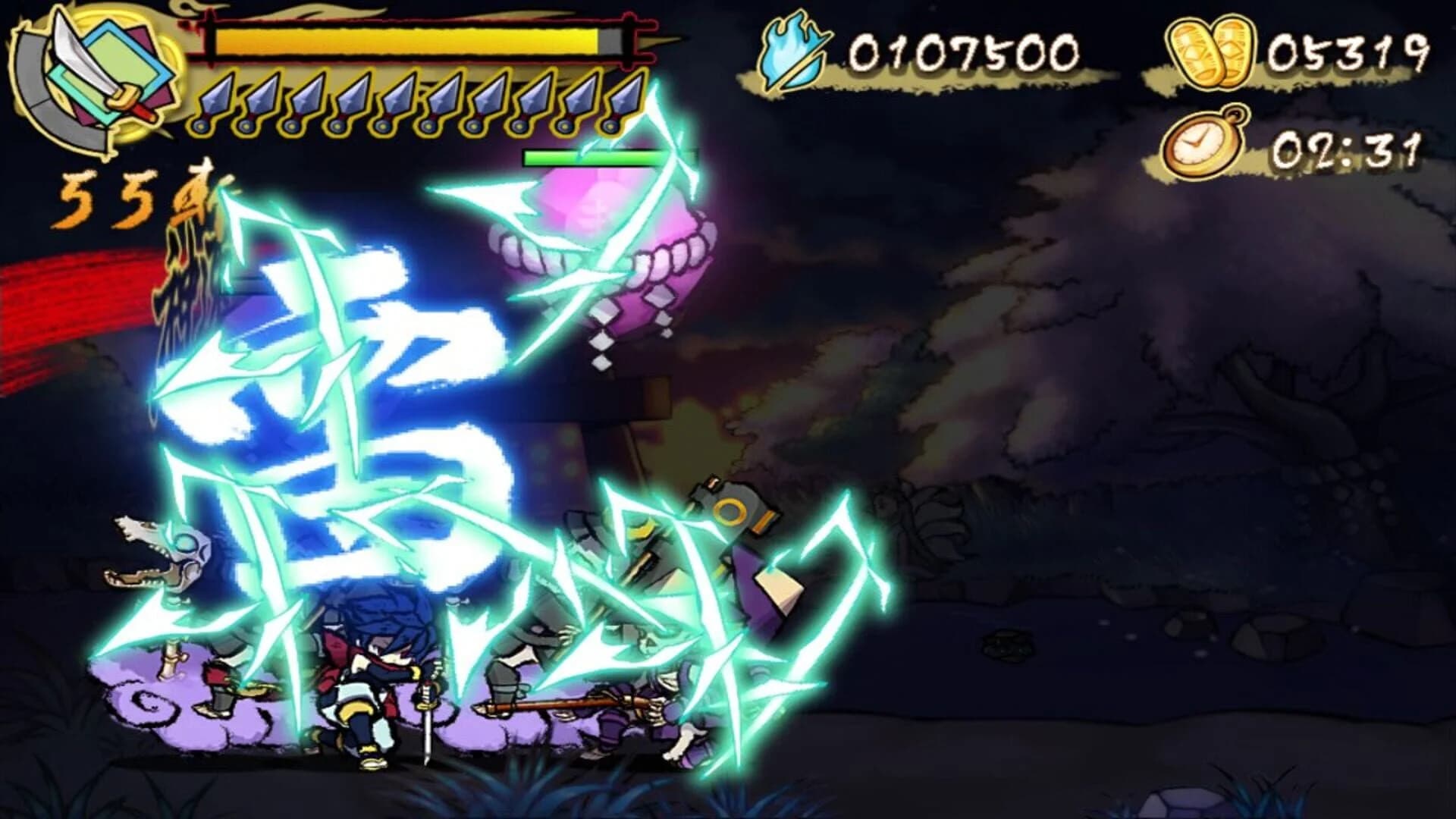 Mononoke Slashdown screenshot 1