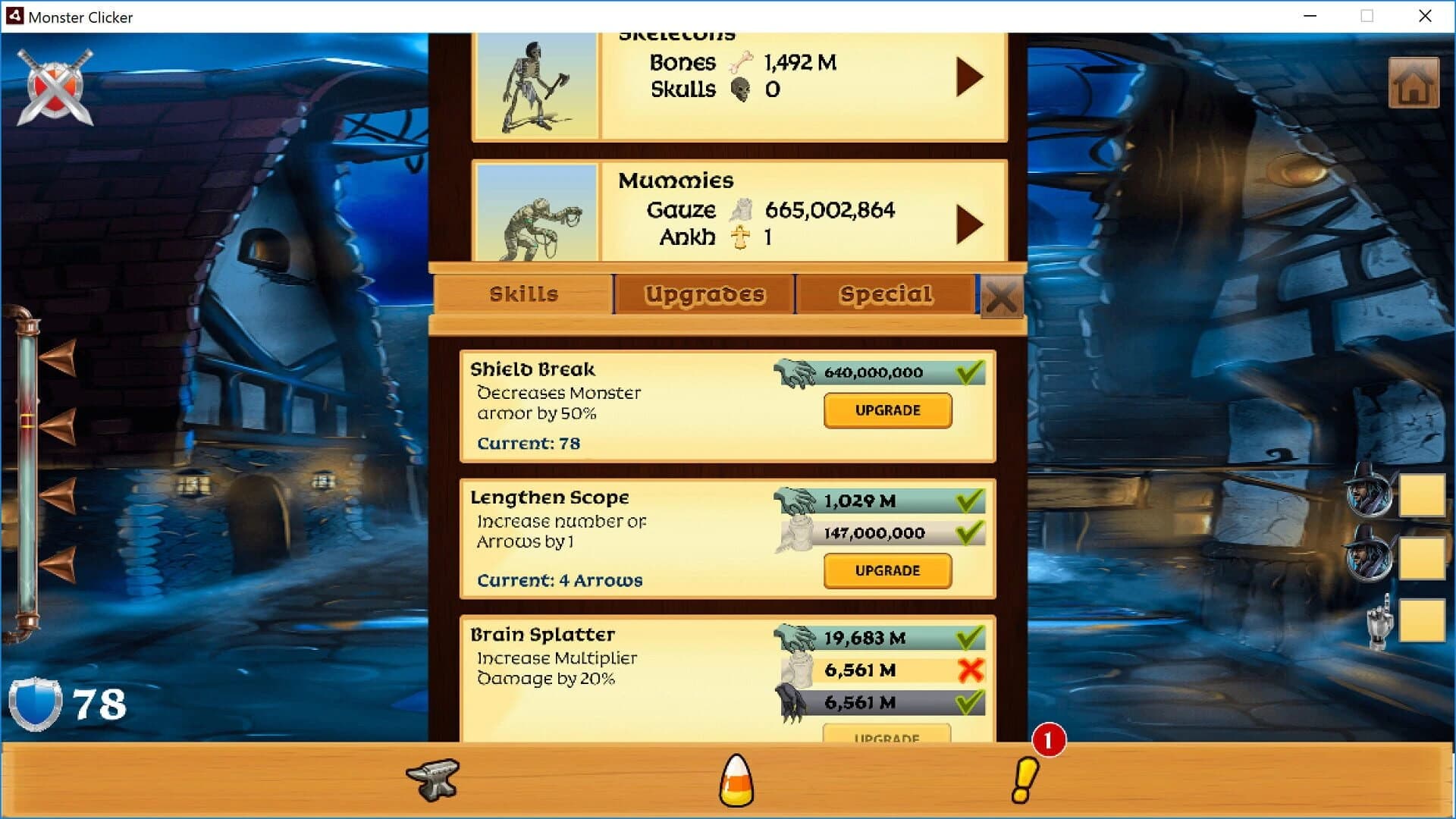 Monster Clicker : Idle Halloween Strategy screenshot 5