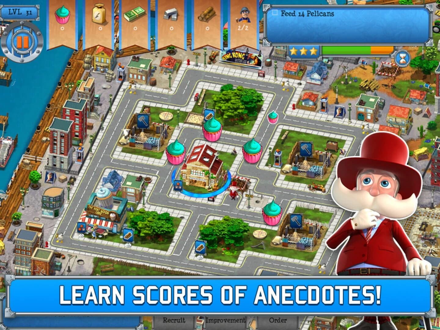 Monument Builders: Alcatraz screenshot 1