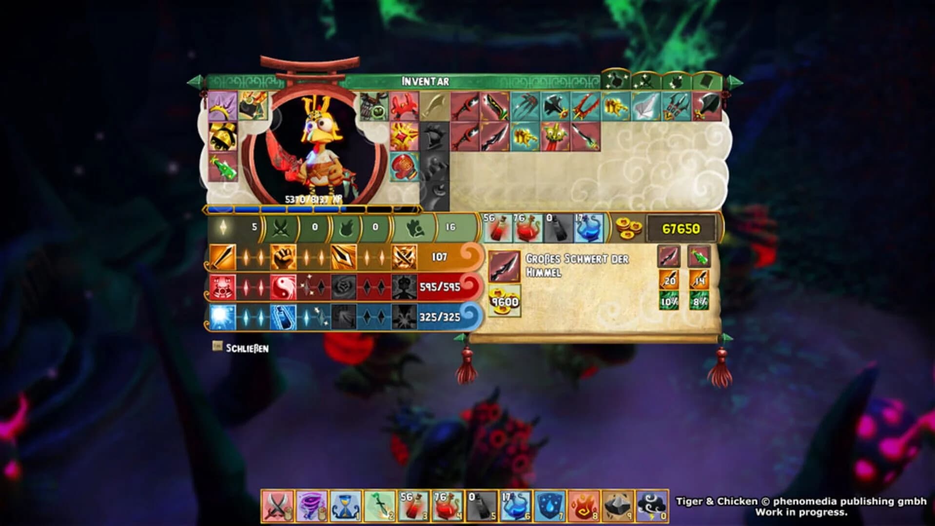 Moorhuhn: Tiger and Chicken screenshot 2