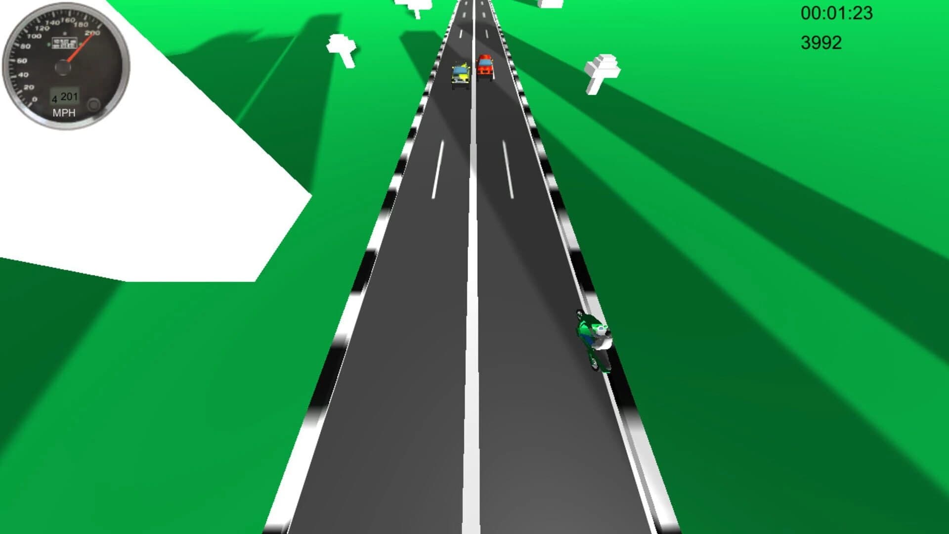 Motorbike Traffic Splash screenshot 4