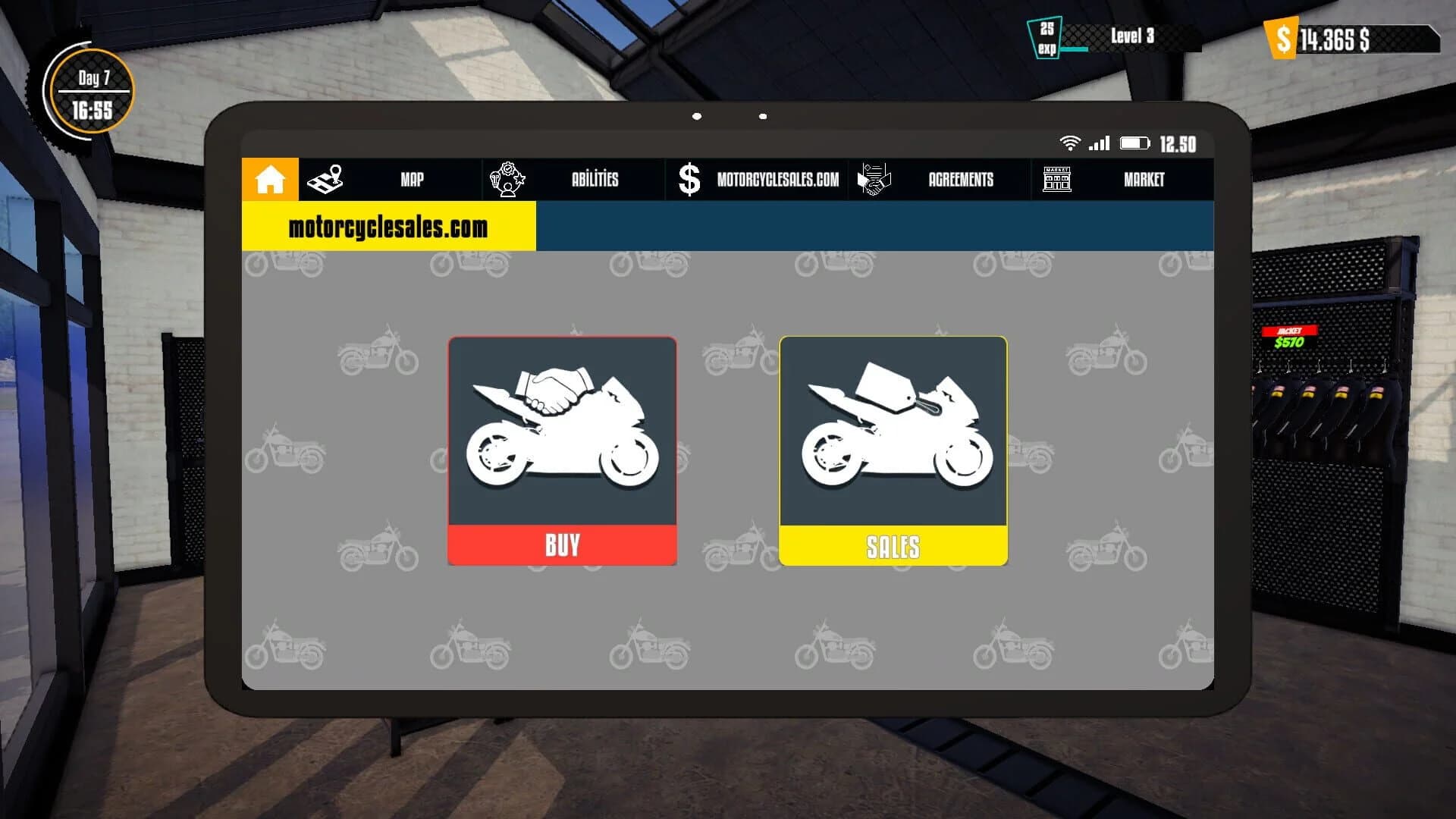 Motorcycle for Sale Simulator screenshot 1