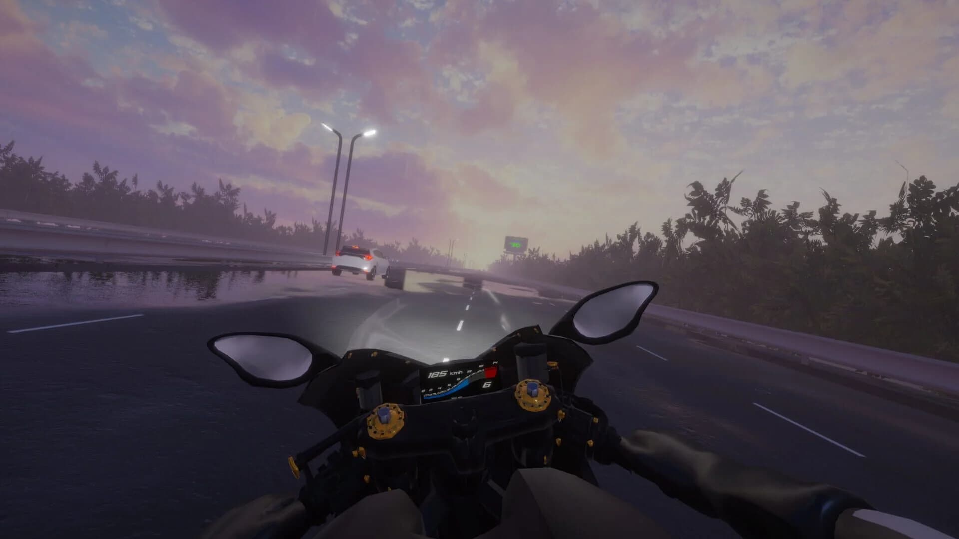 Motorcycle Night Ride screenshot 4