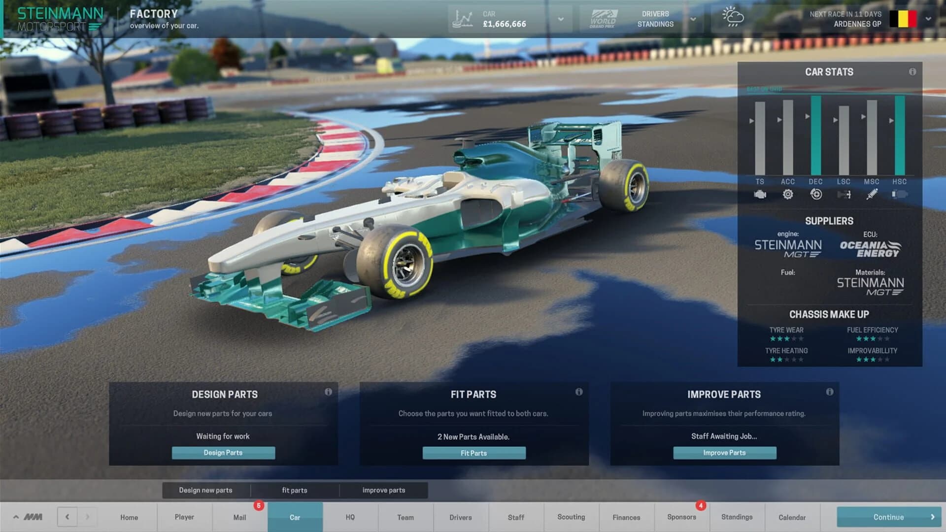 Motorsport Manager screenshot 1
