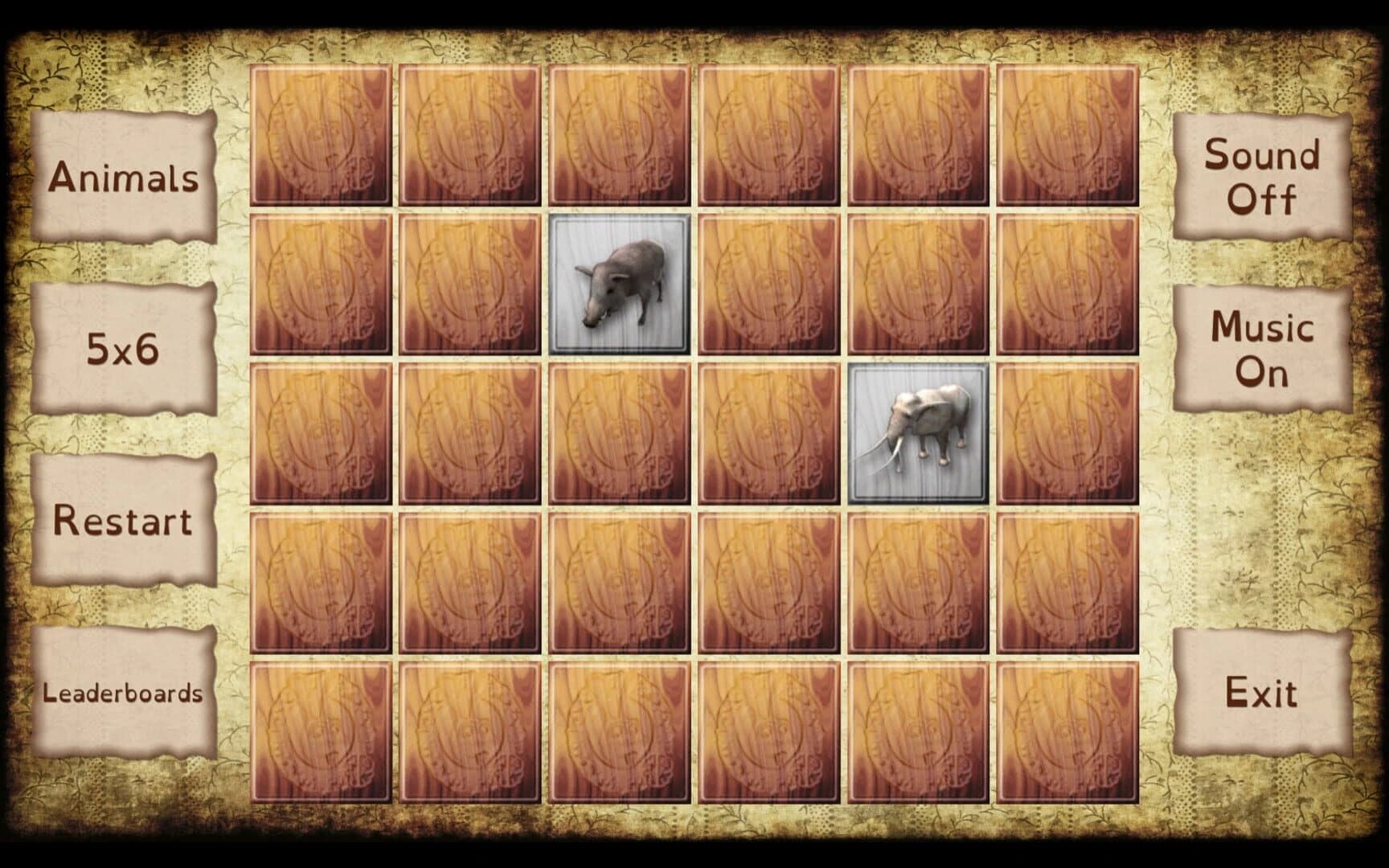 Mr Rabbit's Memory screenshot 1