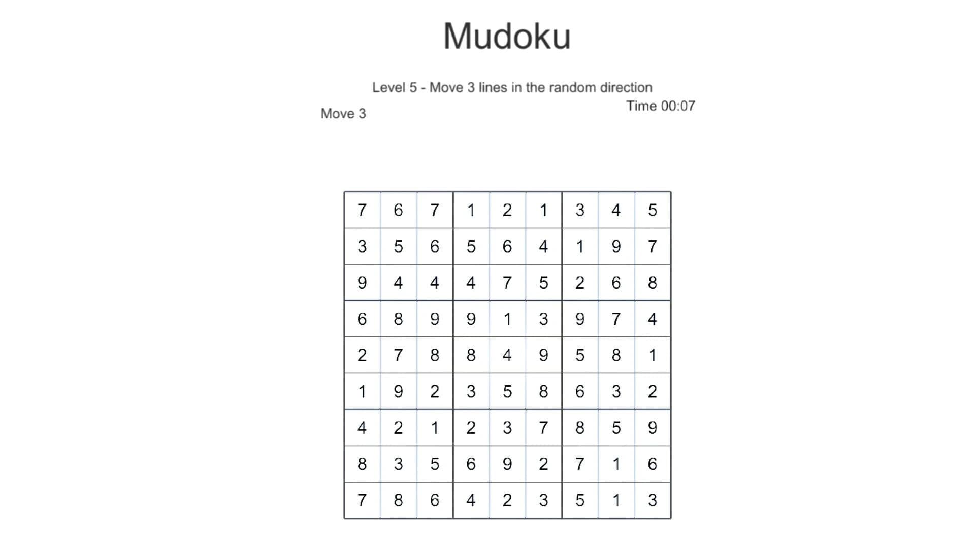 Mudoku: Next Sudoku screenshot 4