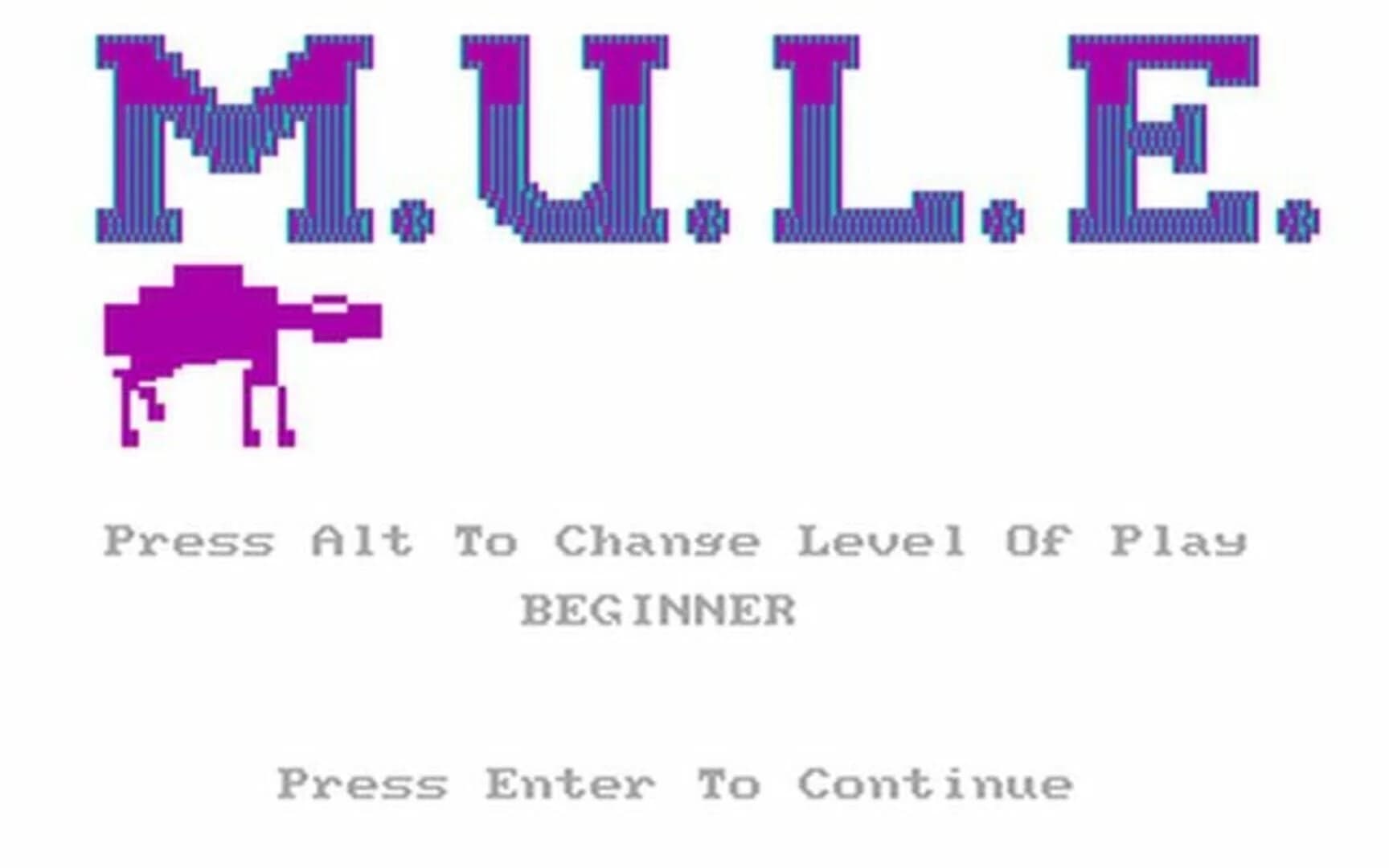 M.U.L.E. screenshot 1